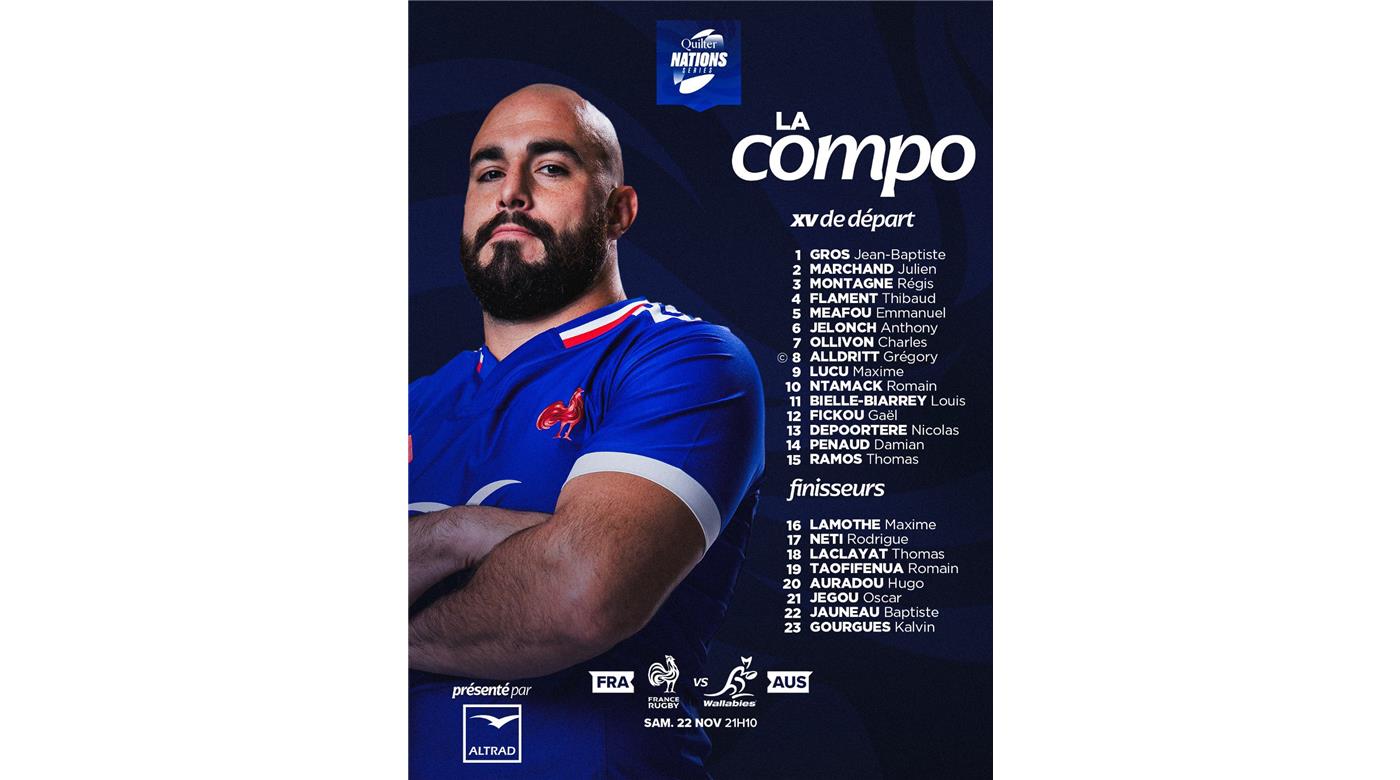 FRANCIA CIERRA LA VENTANA DE NOVIEMBRE ANTE AUSTRALIA 