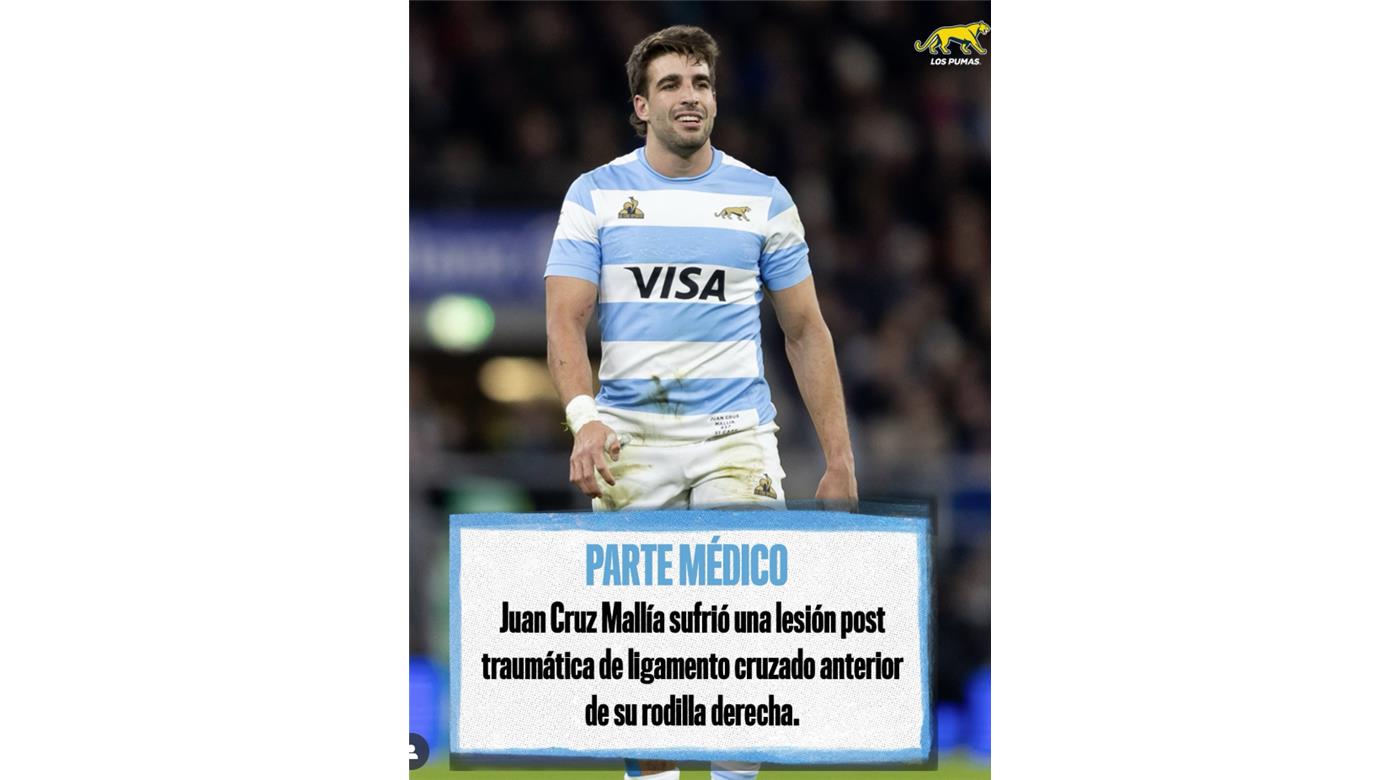 JUAN CRUZ MALLÍA SERÁ OPERADO EL 8 DE DICIEMBRE EN TOULOUSE Y DEJÓ UN MENSAJE EN SU INSTAGRAM 