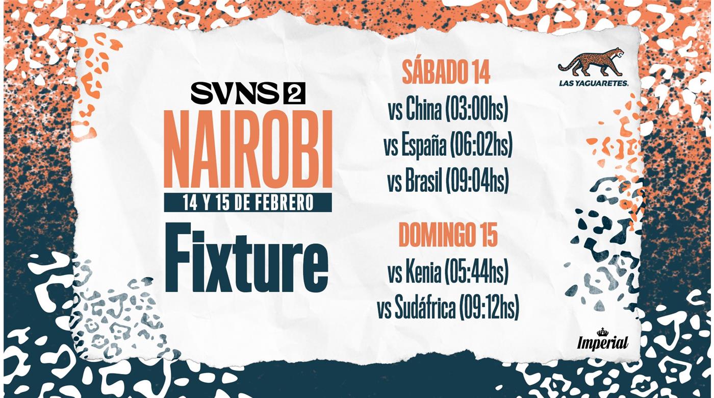 EN LA MADRUGADA DEL SÁBADO LA ILUSIÓN DE LAS YAGUARETÉS SE PONE EN MARCHA EN NAIROBI 