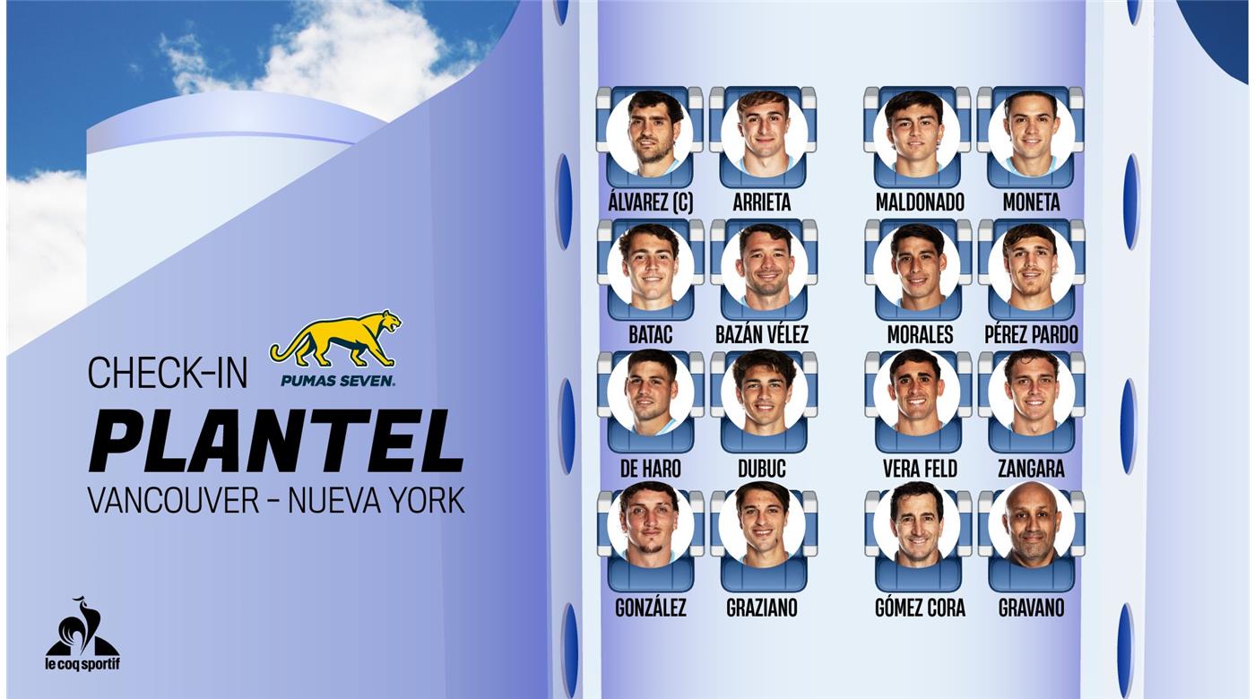 LOS PUMAS SEVEN CON TODO LISTO PARA ARRANCAR EN VANCOUVER