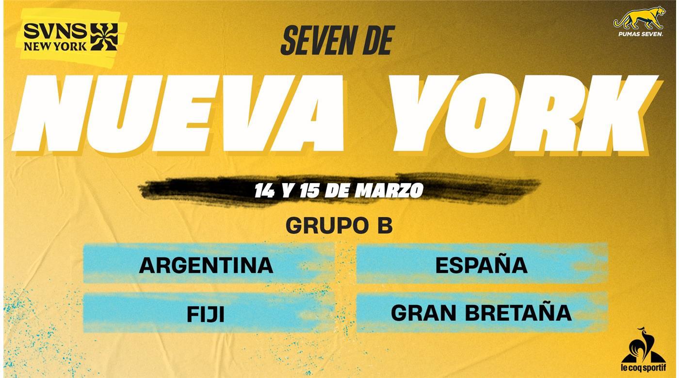 LOS PUMAS SEVEN Y LA ÚLTIMA ETAPA DEL CIRCUITO MUNDIAL A JUGARSE EN NUEVA YORK 
